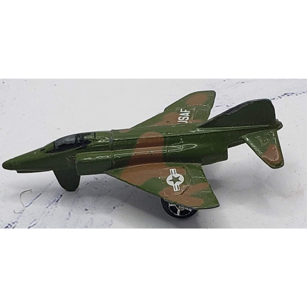 Vintage Tootsie Toy US Air Force Diecast Metal Aircraft Military Fighter Jet